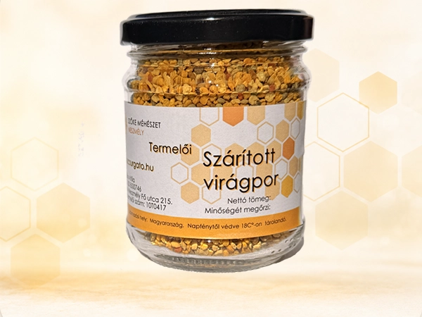 Mézes üveg és méhészeti termékek hangulati képe